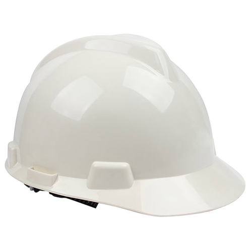 施工安全帽工地abs头盔透气建筑工程监理安全生产工作帽防砸加厚 白色