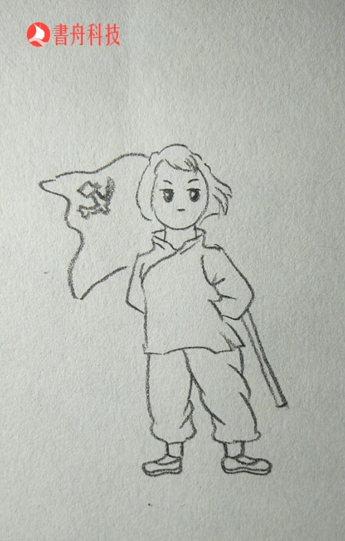 知造屋童心向党爱上简笔画刘胡兰