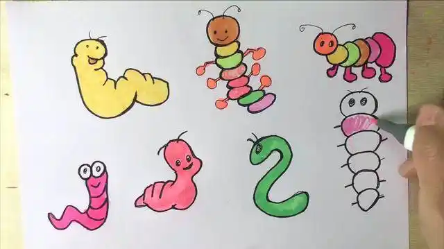 虫子简笔画 虫子简笔画图片大全