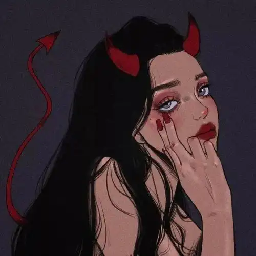 怪诞惊悚头像阴暗怪异头像