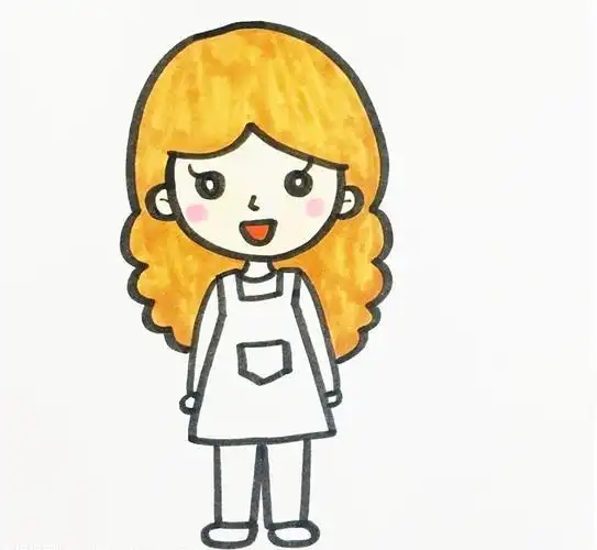 妈妈怎么画母亲节妈妈简笔画画法步骤教程 妈妈简笔画