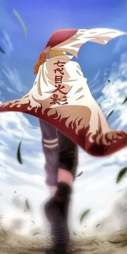 霸气的七代目火影背影