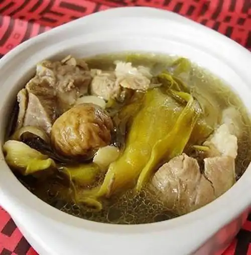 猪展汤的霸王花煲猪展汤