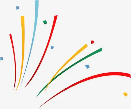 彩色卡通可爱丝带