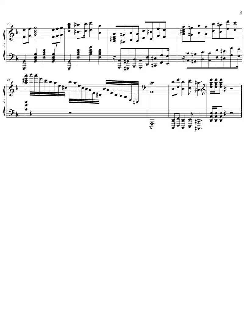 钢琴谱 #第五人格作曲家#d小调5号前奏曲#第五人格 # - 抖音