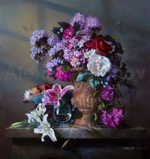 超写实玫瑰花,古朴纯净之美!