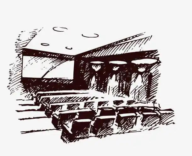 电影院简笔画 电影院简笔画图片