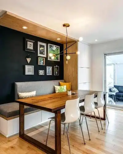 4款常见餐厅卡座设计get起来装修时候参考