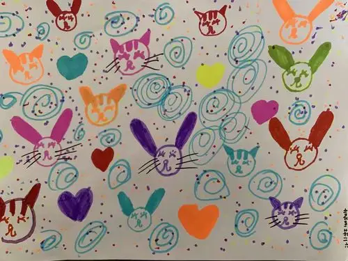 二年级下册美术作业展……………………第四课《漂亮的包装纸》