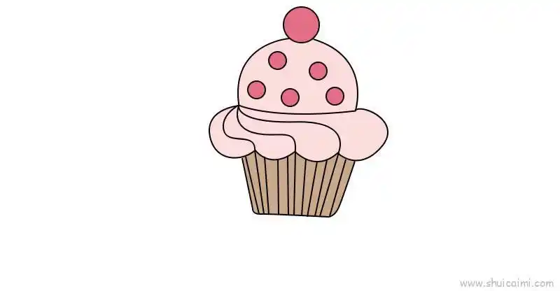 甜品儿童画怎么画甜品简笔画好看