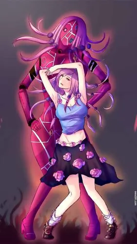 第八部jojo的奇妙冒险乔乔福音女主角广濑康穗手机壁纸图片(3)