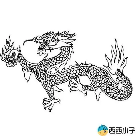 怎么画包头龙简笔画如何画龙中国彩墨龙的画法步骤工笔龙的简笔画教程