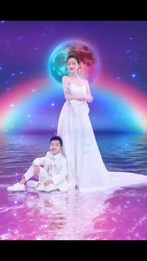 和儿子去拍了一套婚纱照太有仪式感了78