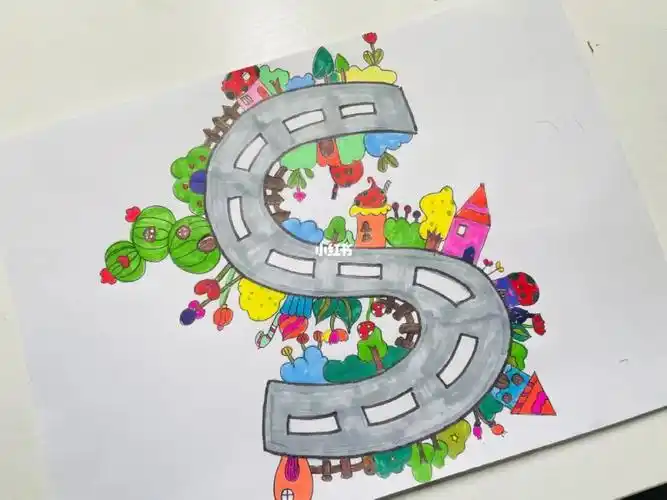 一年级拼音字母创意画01