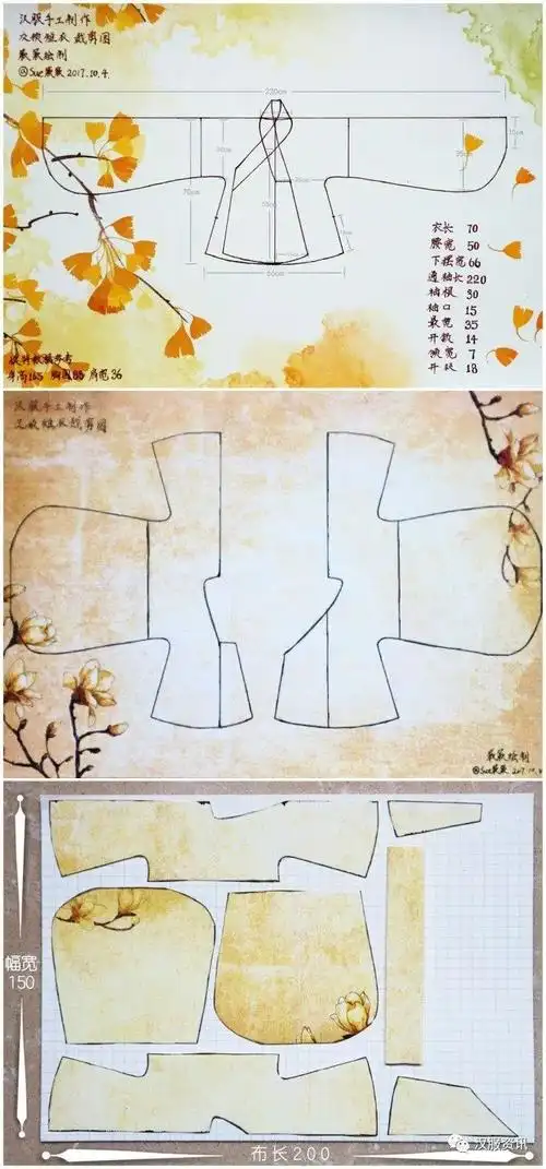 摘要:汉服交领袄裙制作图解@sue簌簌与子同裳2018-10-12 10:59:53来源