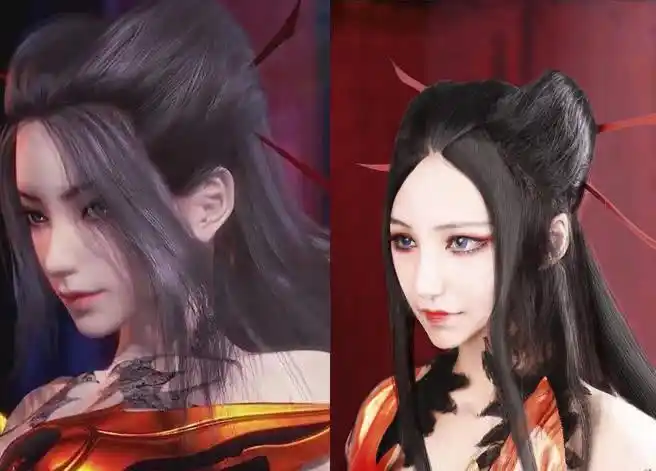 00后cos焰灵姬,最后一张百分百还原,网友:秀儿是你吗?