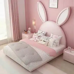 儿童床实木女卧室图片