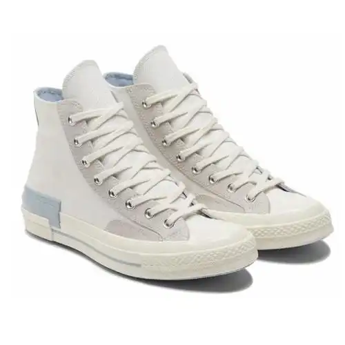 夏季纯原1970s张艺兴联名青花瓷高帮帆布鞋夜光果冻底腰果花男女莆田