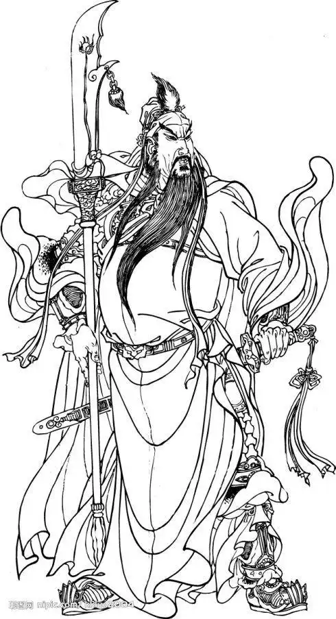 武圣关公关羽人物手抄报手抄报简单又漂亮