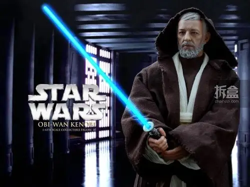 hottoys星球大战4新希望16绝地大师欧比旺obiwan小丙实拍