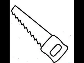 拉大锯动物简笔画