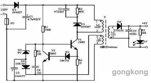 开关电源电路原理图