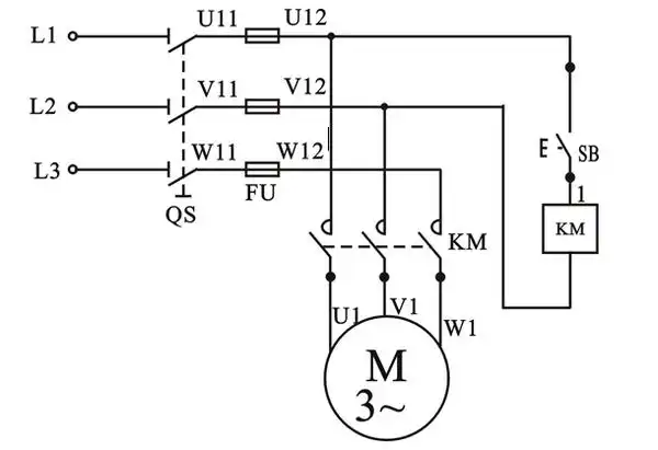 二,电路图一,操作所需电器元件明细表三相异步电动机接触器点动控制