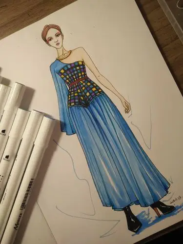 服装设计手绘稿