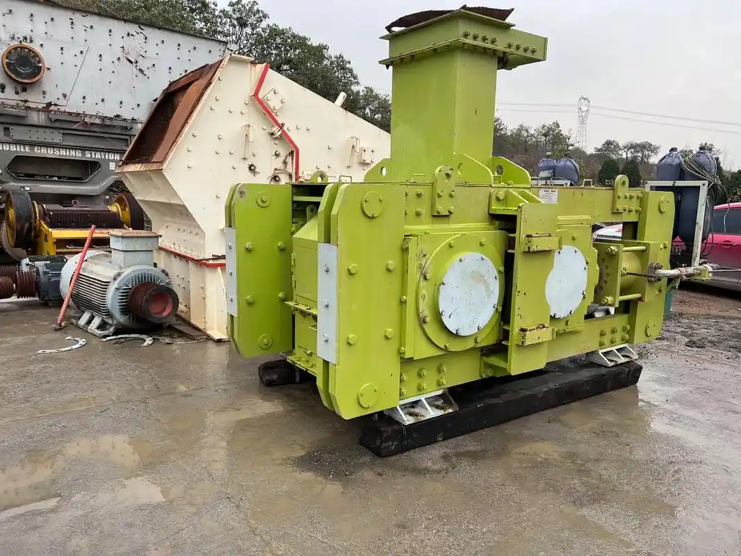 大宏力600x900对辊制砂机#对辊制砂机#高压辊磨机 - 抖音