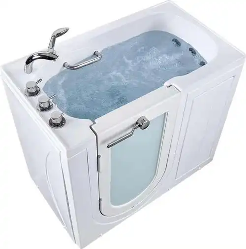 主要就是解决老年人洗澡难或有障碍朋友能安全泡澡的安全浴缸.