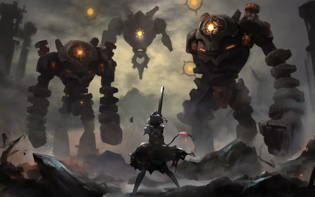 原神4k动态壁纸诺艾尔名场面