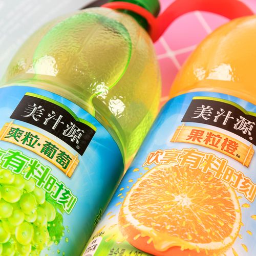 25l 组果粒橙葡萄食用浓缩混合混装 2瓶 美汁源组合装 - 爱购网