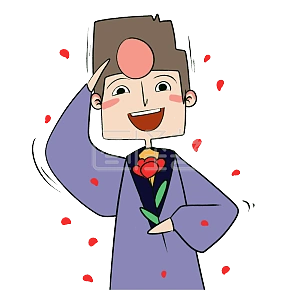 图怪兽原创元素备胎卡通表情包