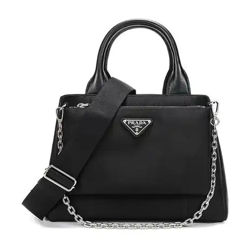 prada普拉达女士织物手提单肩包1bg364ukw视频