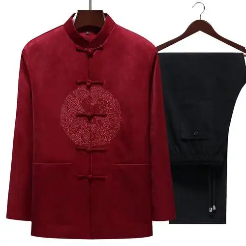 唐装男中国风冬款