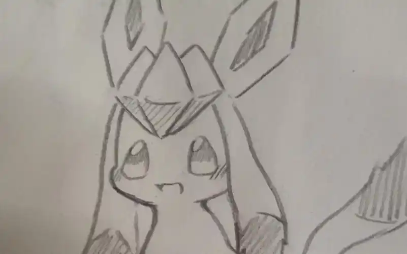 如何画一只冰伊布