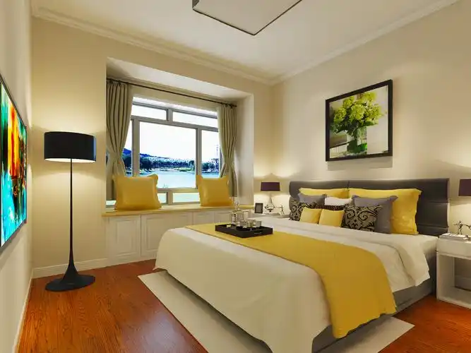 现代简约飘窗效果图案例_2023装修效果图-齐家网装修图片频道