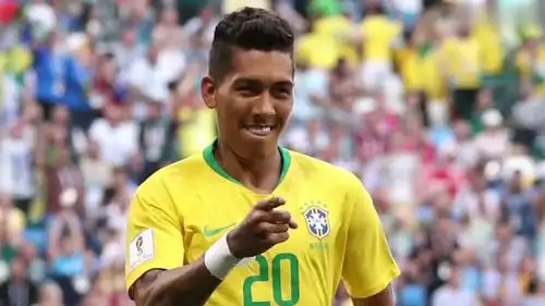 五星巴西百大进球_菲尔米诺接内马尔妙传杀死比赛