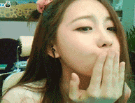 女神飞吻_女神_gif_飞吻表情