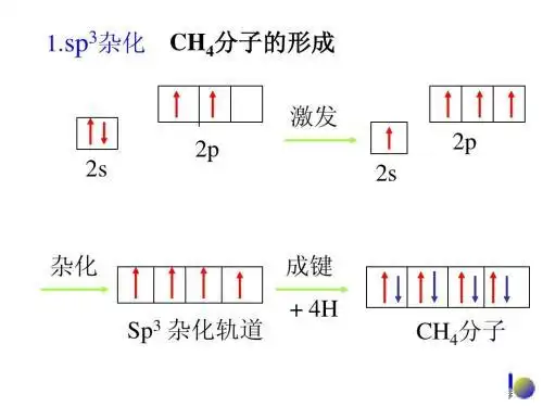 sp3杂化轨道的空间构型是 sp3杂化详细资料大全