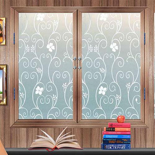 磨砂防晒玻璃贴窗花纸窗贴磨砂贴纸透光不透明玻璃纸浴室玻璃贴纸
