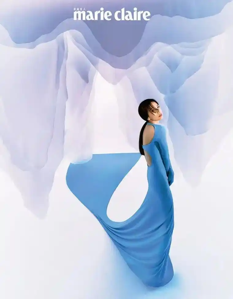 甄哥的十月marieclaire美丽佳人宣传封面