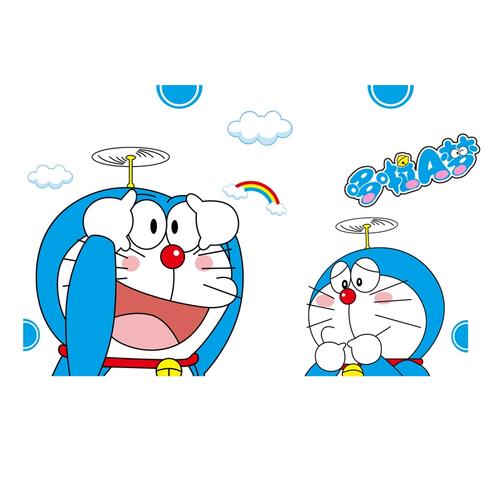 饰划痕遮挡个性创意卡通叮当猫拉花车身贴哆啦a梦汽车贴纸车门装