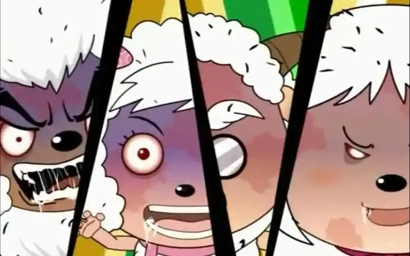 《喜羊羊与灰太狼》让人心惊肉跳的一集,满村尽是丧尸羊_哔哩哔哩