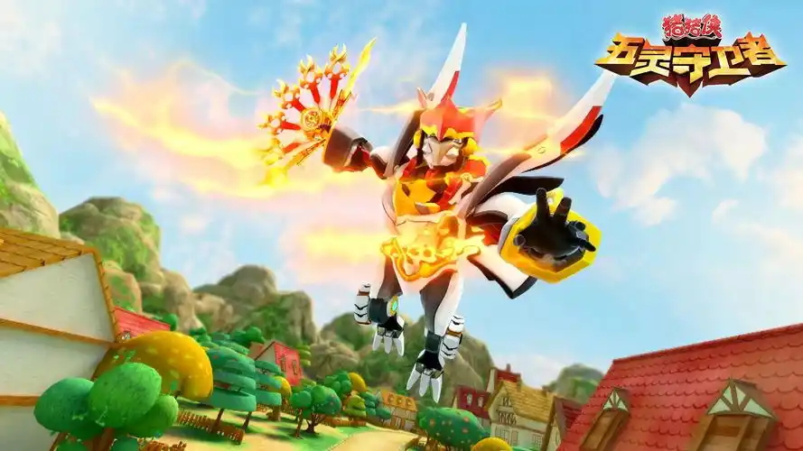 猪猪侠之五灵守卫者卡通桌面壁纸