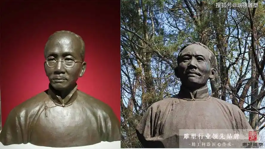 北大老校长铸铜人物蔡元培雕塑