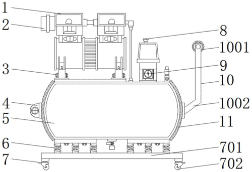无油空气压缩机的制作方法