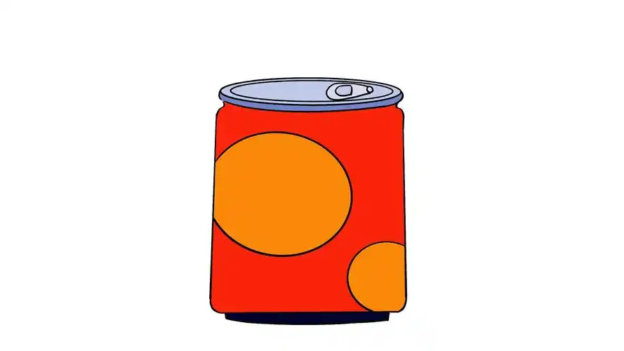 汽水易拉罐简笔画 汽水易拉罐-养娃家