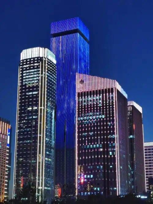 流光溢彩高新夜最新亮相的高新夜景你们看到了吗?超级带感!