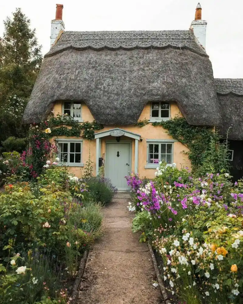 童话般的英国乡村小屋,好一种"世外桃源"生活.